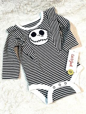 0-3 mo Jack Skellington bodysuit